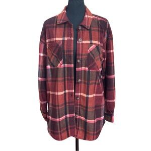Maurices Plaid Fleece Shacket